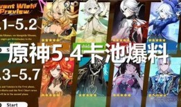 原神最新5.5卡池爆料,新角色与限定武器齐聚，惊喜连连！